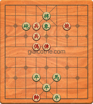 Bàn cờ tướng bài tập Cờ Tướng Khó Nhất màn 1 ván 249 - Độ khó Trung Bình