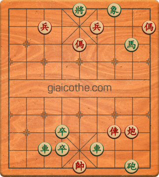 Bàn cờ tướng bài tập Cờ Tướng Khó Nhất màn 1 ván 250 - Độ khó Trung Bình