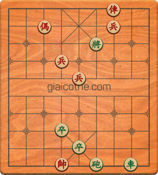 Bàn cờ tướng bài tập Cờ Tướng Khó Nhất màn 1 ván 252 - Độ khó Trung Bình