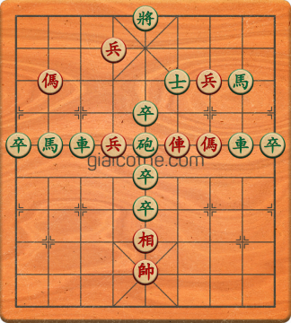 Bàn cờ tướng bài tập Cờ Tướng Khó Nhất màn 1 ván 253 - Độ khó Trung Bình