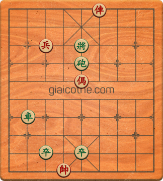 Bàn cờ tướng bài tập Cờ Tướng Khó Nhất màn 1 ván 259 - Độ khó Trung Bình