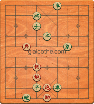 Bàn cờ tướng bài tập Cờ Tướng Khó Nhất màn 1 ván 260 - Độ khó Trung Bình