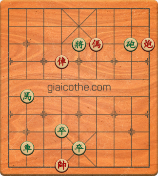 Bàn cờ tướng bài tập Cờ Tướng Khó Nhất màn 1 ván 263 - Độ khó Trung Bình