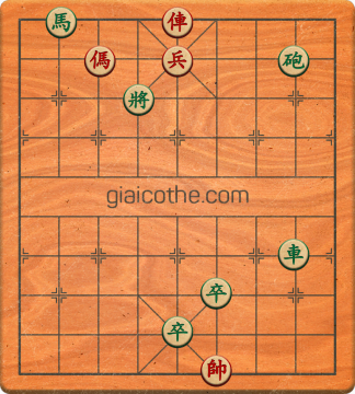 Bàn cờ tướng bài tập Cờ Tướng Khó Nhất màn 1 ván 264 - Độ khó Trung Bình