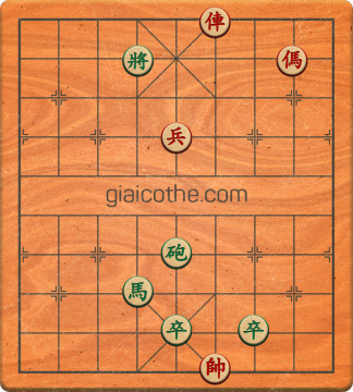 Bàn cờ tướng bài tập Cờ Tướng Khó Nhất màn 1 ván 267 - Độ khó Trung Bình