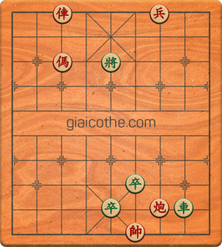 Bàn cờ tướng bài tập Cờ Tướng Khó Nhất màn 1 ván 27 - Độ khó Trung Bình