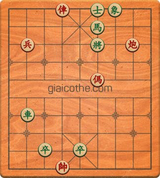 Bàn cờ tướng bài tập Cờ Tướng Khó Nhất màn 1 ván 271 - Độ khó Trung Bình