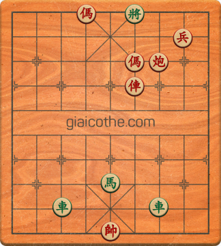 Bàn cờ tướng bài tập Cờ Tướng Khó Nhất màn 1 ván 278 - Độ khó Trung Bình