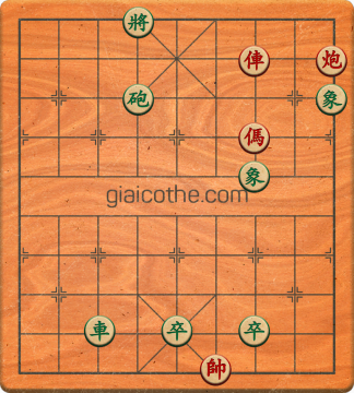 Bàn cờ tướng bài tập Cờ Tướng Khó Nhất màn 1 ván 279 - Độ khó Trung Bình