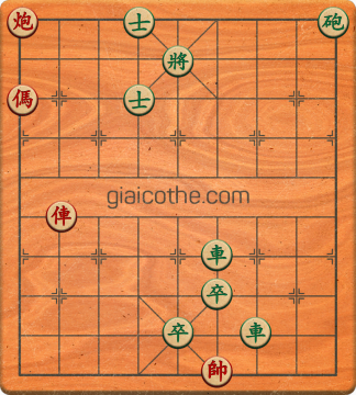 Bàn cờ tướng bài tập Cờ Tướng Khó Nhất màn 1 ván 284 - Độ khó Khó