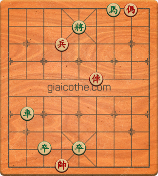 Bàn cờ tướng bài tập Cờ Tướng Khó Nhất màn 1 ván 286 - Độ khó Trung Bình