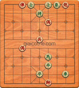 Bàn cờ tướng bài tập Cờ Tướng Khó Nhất màn 1 ván 289 - Độ khó Trung Bình