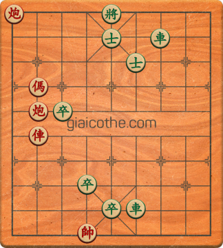 Bàn cờ tướng bài tập Cờ Tướng Khó Nhất màn 1 ván 290 - Độ khó Trung Bình