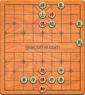 Bàn cờ tướng bài tập Cờ Tướng Khó Nhất màn 1 ván 292 - Độ khó Trung Bình