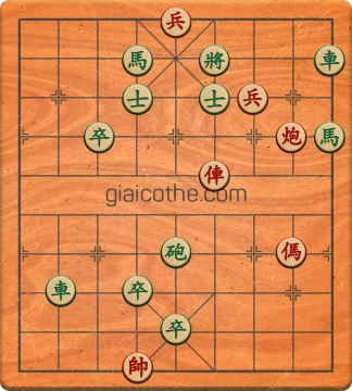 Bàn cờ tướng bài tập Cờ Tướng Khó Nhất màn 1 ván 295 - Độ khó Trung Bình