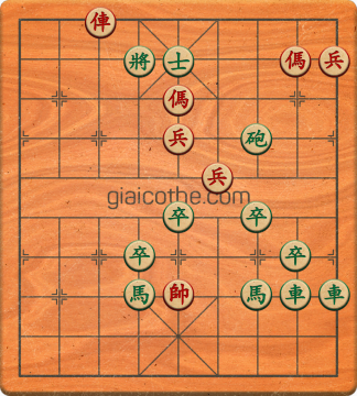 Bàn cờ tướng bài tập Cờ Tướng Khó Nhất màn 1 ván 298 - Độ khó Trung Bình