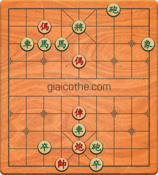 Bàn cờ tướng bài tập Cờ Tướng Khó Nhất màn 1 ván 301 - Độ khó Trung Bình