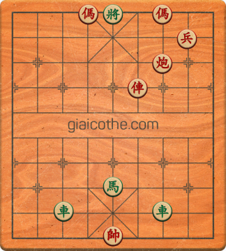 Bàn cờ tướng bài tập Cờ Tướng Khó Nhất màn 1 ván 303 - Độ khó Trung Bình