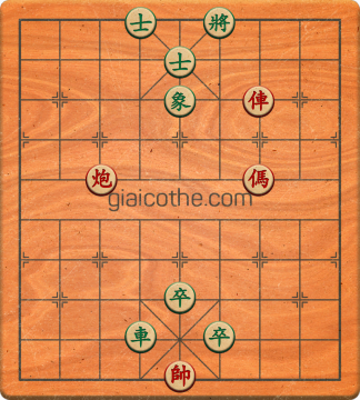 Bàn cờ tướng bài tập Cờ Tướng Khó Nhất màn 1 ván 309 - Độ khó Trung Bình