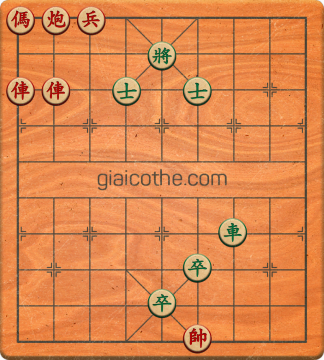 Bàn cờ tướng bài tập Cờ Tướng Khó Nhất màn 1 ván 311 - Độ khó Trung Bình