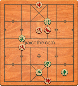 Bàn cờ tướng bài tập Cờ Tướng Khó Nhất màn 1 ván 314 - Độ khó Trung Bình