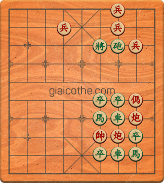 Bàn cờ tướng bài tập Cờ Tướng Khó Nhất màn 1 ván 316 - Độ khó Trung Bình