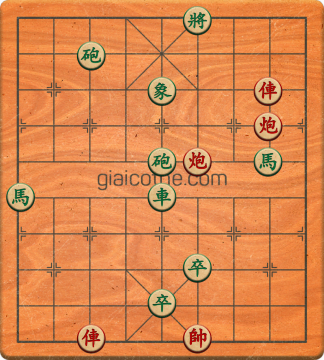 Bàn cờ tướng bài tập Cờ Tướng Khó Nhất màn 1 ván 325 - Độ khó Trung Bình