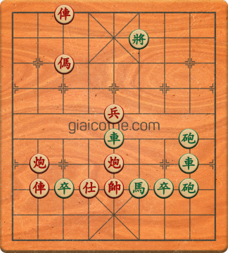 Bàn cờ tướng bài tập Cờ Tướng Khó Nhất màn 1 ván 331 - Độ khó Trung Bình