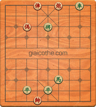 Bàn cờ tướng bài tập Cờ Tướng Khó Nhất màn 1 ván 336 - Độ khó Trung Bình