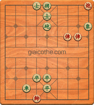 Bàn cờ tướng bài tập Cờ Tướng Khó Nhất màn 1 ván 342 - Độ khó Trung Bình