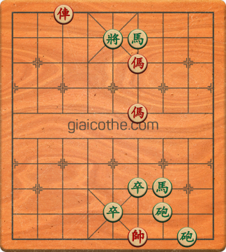 Bàn cờ tướng bài tập Cờ Tướng Khó Nhất màn 1 ván 344 - Độ khó Trung Bình