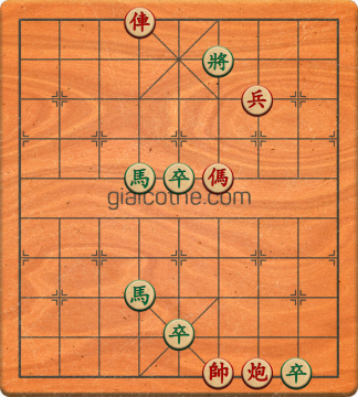 Bàn cờ tướng bài tập Cờ Tướng Khó Nhất màn 1 ván 347 - Độ khó Trung Bình