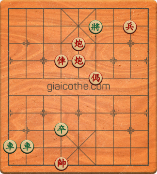 Bàn cờ tướng bài tập Cờ Tướng Khó Nhất màn 1 ván 353 - Độ khó Trung Bình