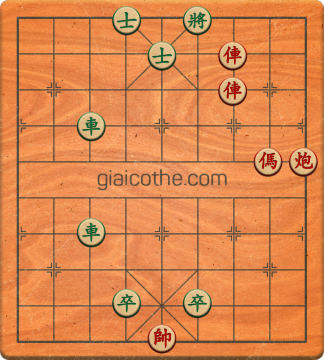 Bàn cờ tướng bài tập Cờ Tướng Khó Nhất màn 1 ván 354 - Độ khó Trung Bình