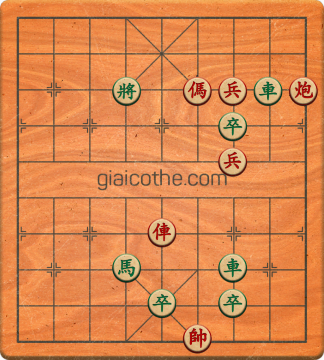 Bàn cờ tướng bài tập Cờ Tướng Khó Nhất màn 1 ván 36 - Độ khó Trung Bình