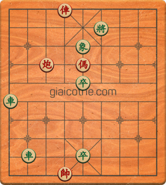 Bàn cờ tướng bài tập Cờ Tướng Khó Nhất màn 1 ván 361 - Độ khó Trung Bình