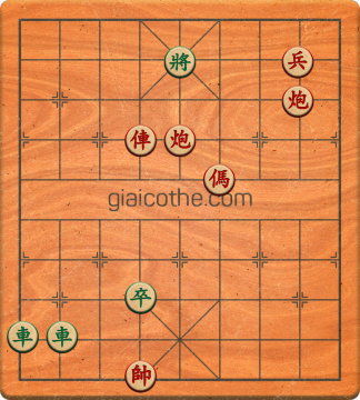 Bàn cờ tướng bài tập Cờ Tướng Khó Nhất màn 1 ván 362 - Độ khó Trung Bình