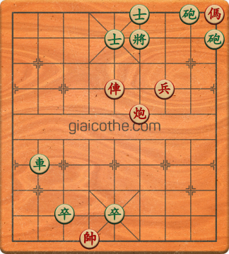 Bàn cờ tướng bài tập Cờ Tướng Khó Nhất màn 1 ván 364 - Độ khó Trung Bình