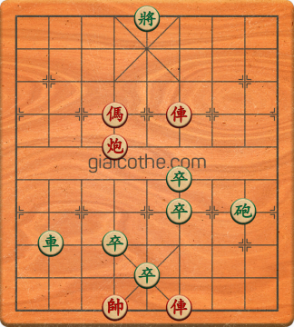 Bàn cờ tướng bài tập Cờ Tướng Khó Nhất màn 1 ván 365 - Độ khó Trung Bình