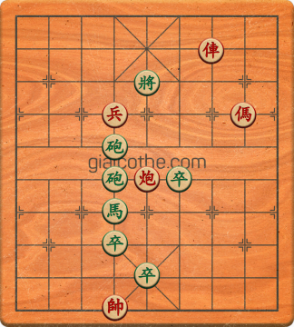 Bàn cờ tướng bài tập Cờ Tướng Khó Nhất màn 1 ván 371 - Độ khó Trung Bình