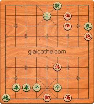 Bàn cờ tướng bài tập Cờ Tướng Khó Nhất màn 1 ván 372 - Độ khó Trung Bình