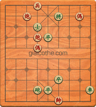Bàn cờ tướng bài tập Cờ Tướng Khó Nhất màn 1 ván 379 - Độ khó Trung Bình