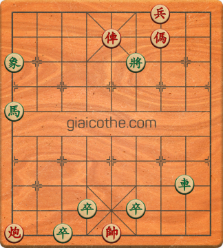 Bàn cờ tướng bài tập Cờ Tướng Khó Nhất màn 1 ván 383 - Độ khó Trung Bình