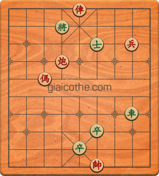 Bàn cờ tướng bài tập Cờ Tướng Khó Nhất màn 1 ván 385 - Độ khó Trung Bình