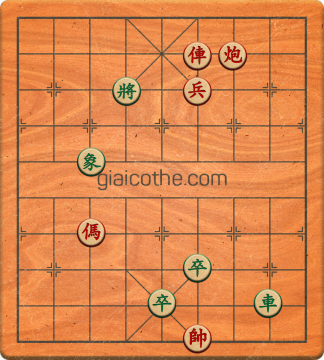 Bàn cờ tướng bài tập Cờ Tướng Khó Nhất màn 1 ván 392 - Độ khó Trung Bình