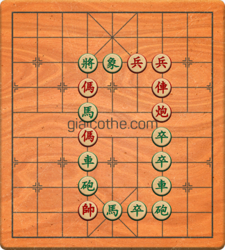 Bàn cờ tướng bài tập Cờ Tướng Khó Nhất màn 1 ván 397 - Độ khó Trung Bình