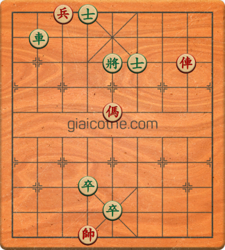 Bàn cờ tướng bài tập Cờ Tướng Khó Nhất màn 1 ván 402 - Độ khó Trung Bình