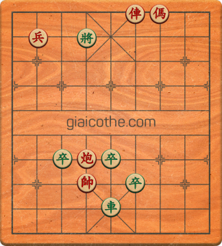 Bàn cờ tướng bài tập Cờ Tướng Khó Nhất màn 1 ván 403 - Độ khó Trung Bình