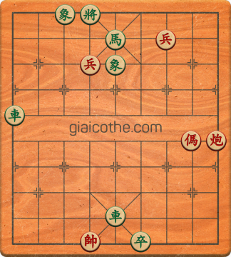 Bàn cờ tướng bài tập Cờ Tướng Khó Nhất màn 1 ván 416 - Độ khó Trung Bình