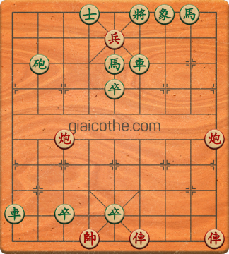 Bàn cờ tướng bài tập Cờ Tướng Khó Nhất màn 1 ván 417 - Độ khó Trung Bình